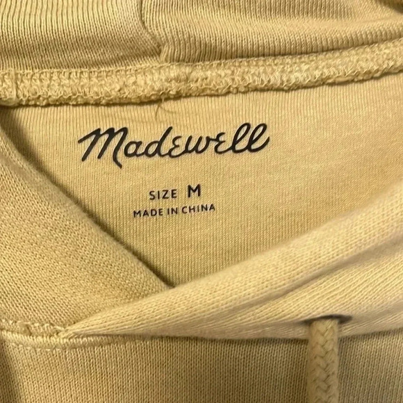 Madewell  lime green hoodie - Picture 2 of 5